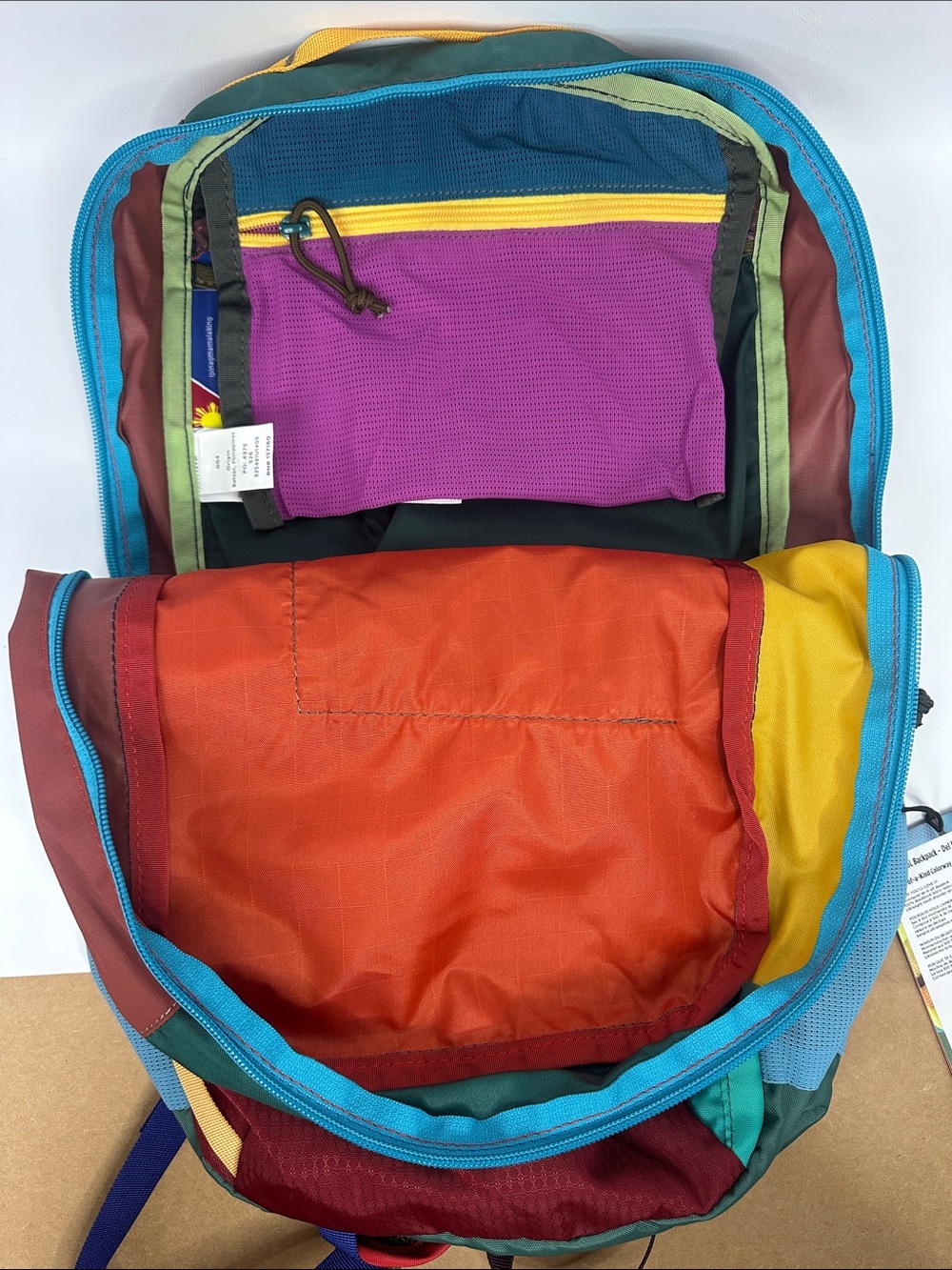 Cotopaxi Batac Del Día 16L Backpack One-of-a-Kind Multicolor Lightweight Daypack - Picture 5 of 6